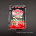 Chinese Manufacture lowprice 28-30% brix 50g Tomato Paste/Sachet Tomato Sauce/Organic canned tomato paste For Sale